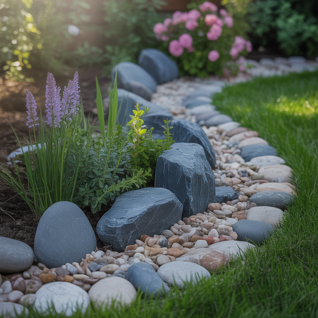 ideas for rock edging