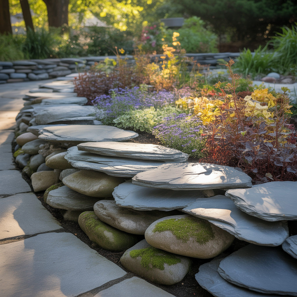 ideas for rock edging