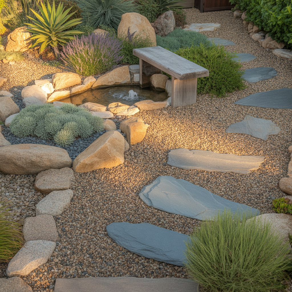 ideas for rock garden