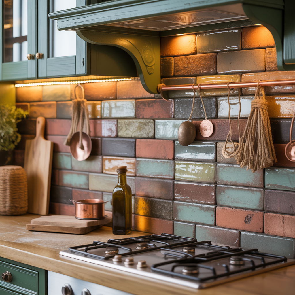 ideas for rustic backsplash
