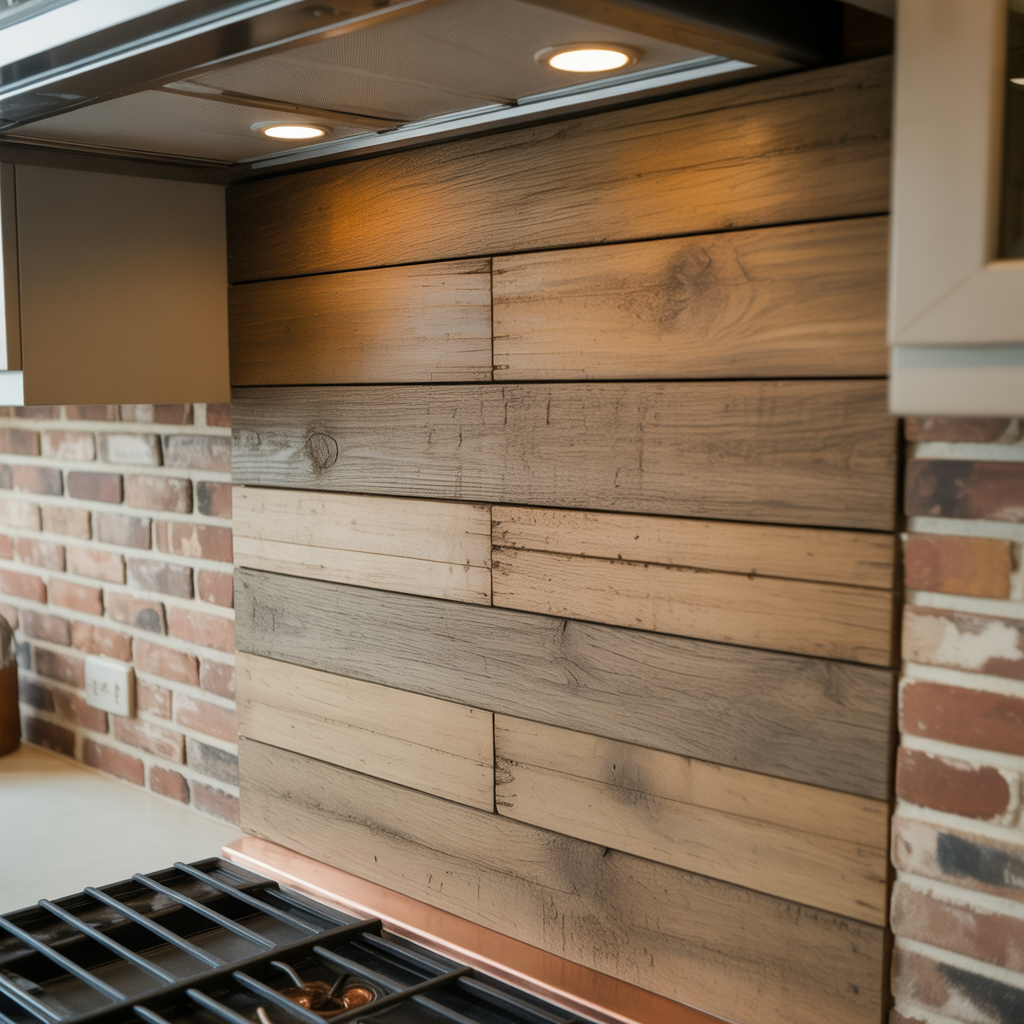 ideas for rustic backsplash