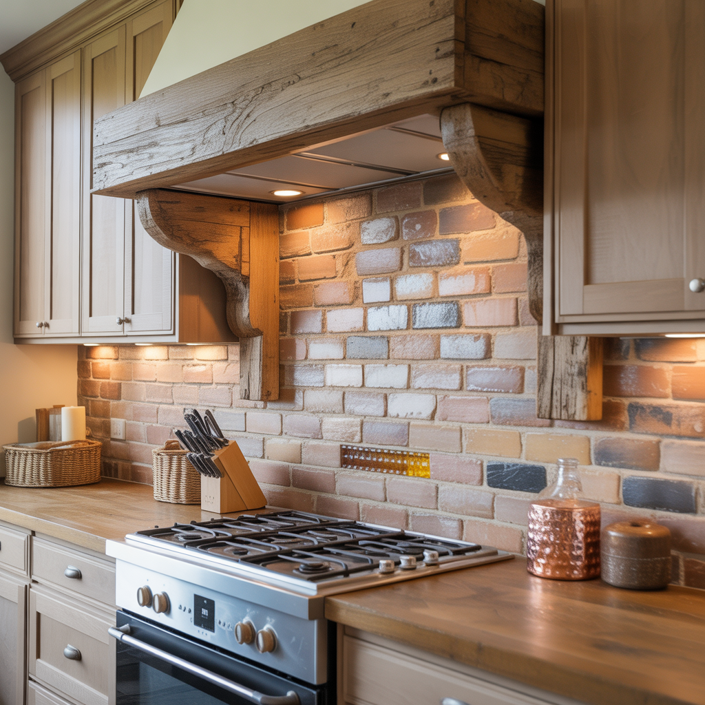 ideas for rustic backsplash