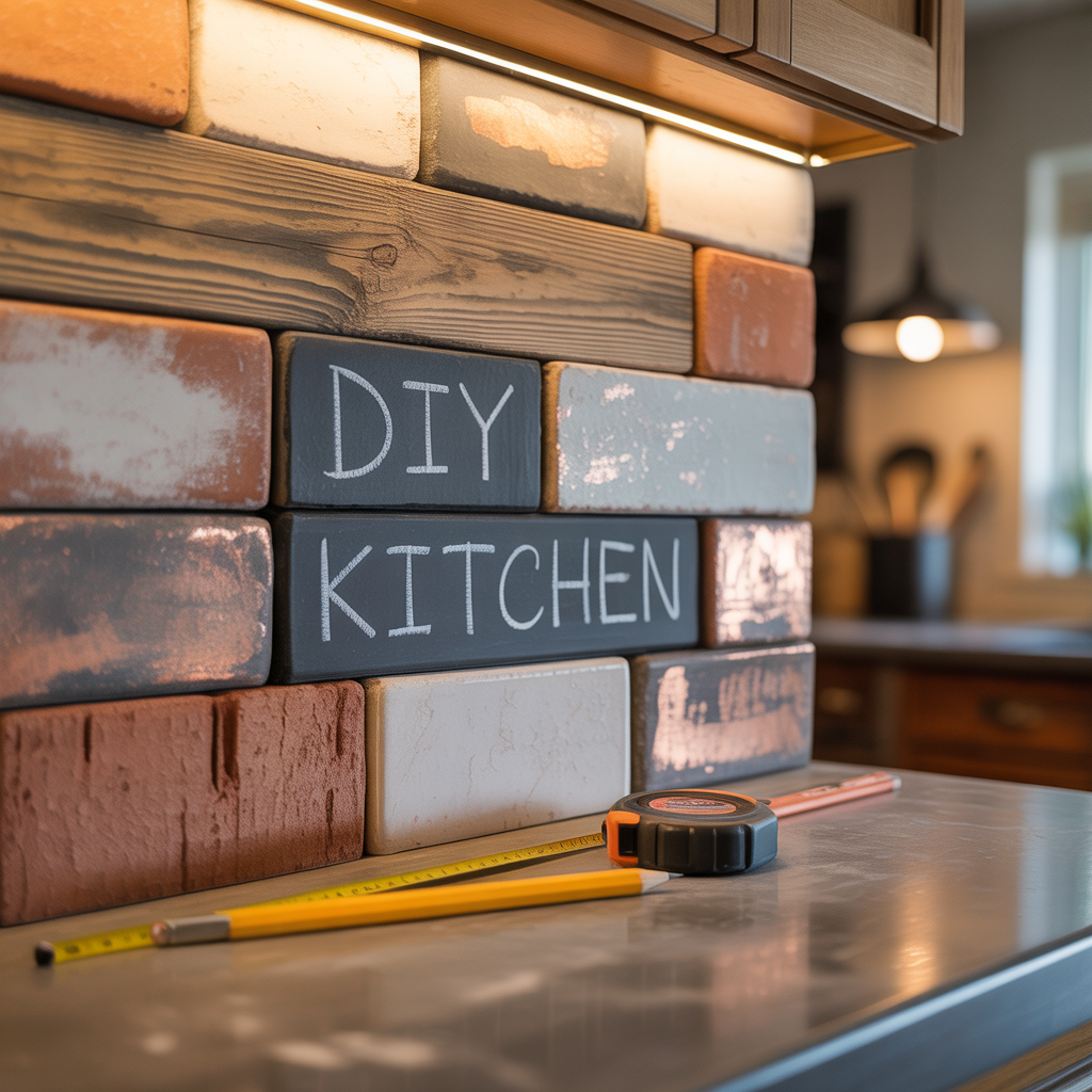 ideas for rustic backsplash