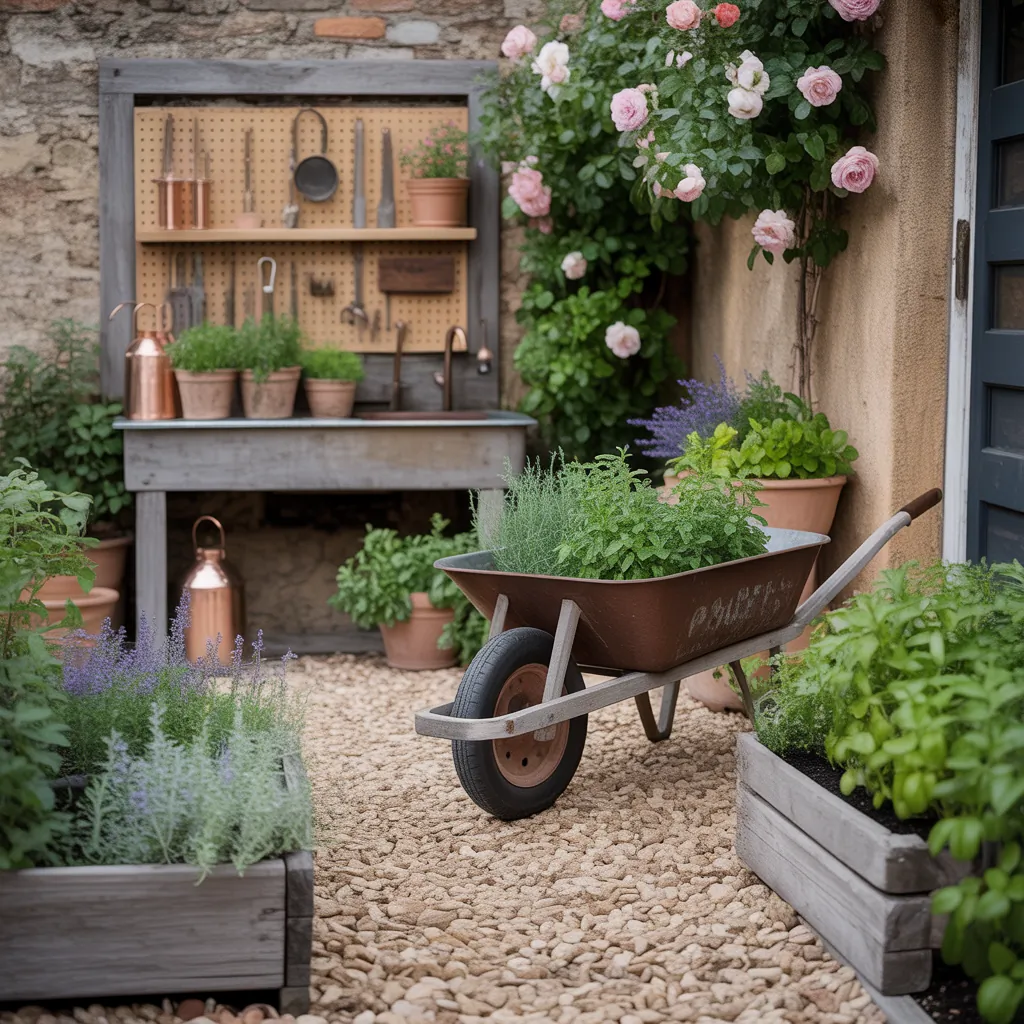 ideas for rustic gardens