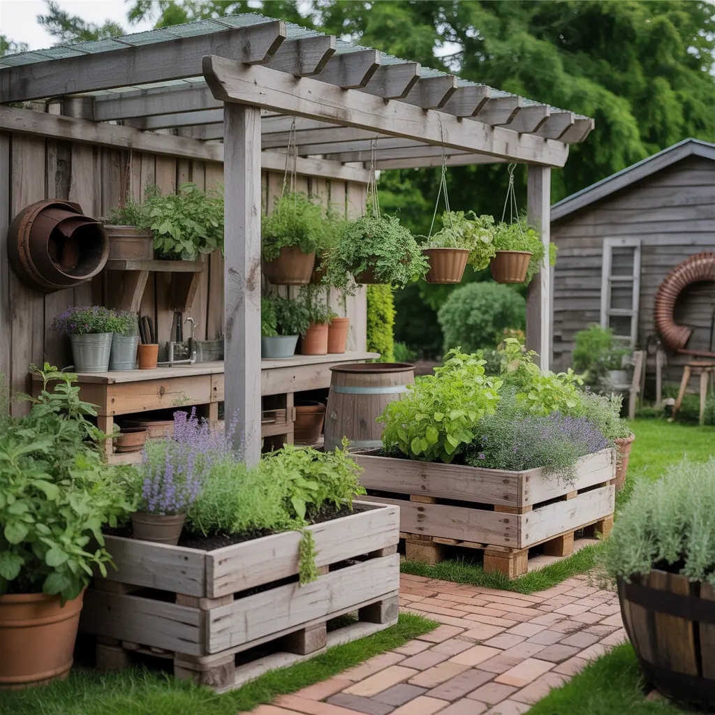 ideas for rustic gardens