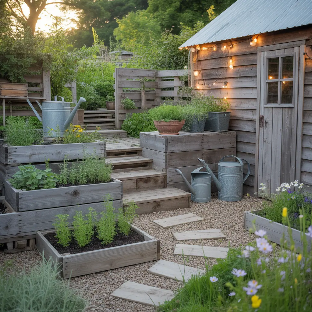ideas for rustic gardens