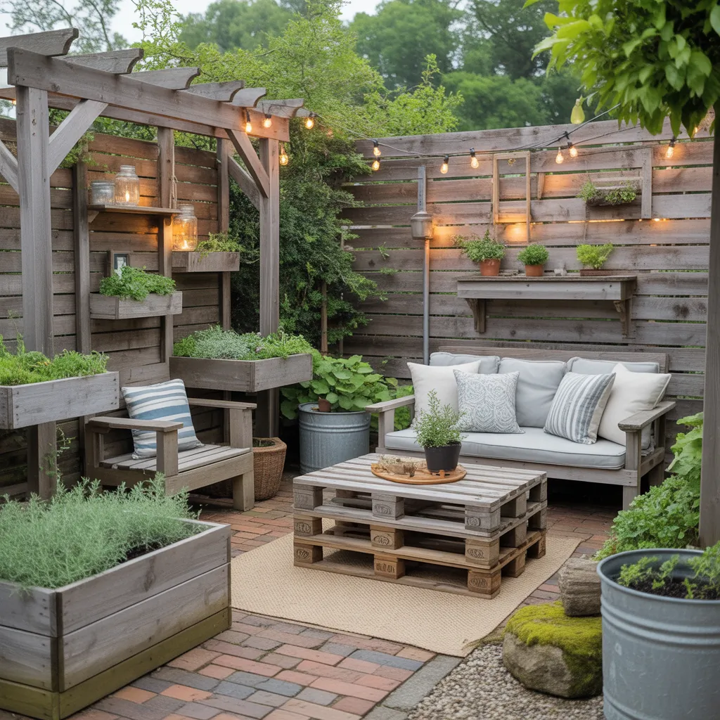 ideas for rustic gardens