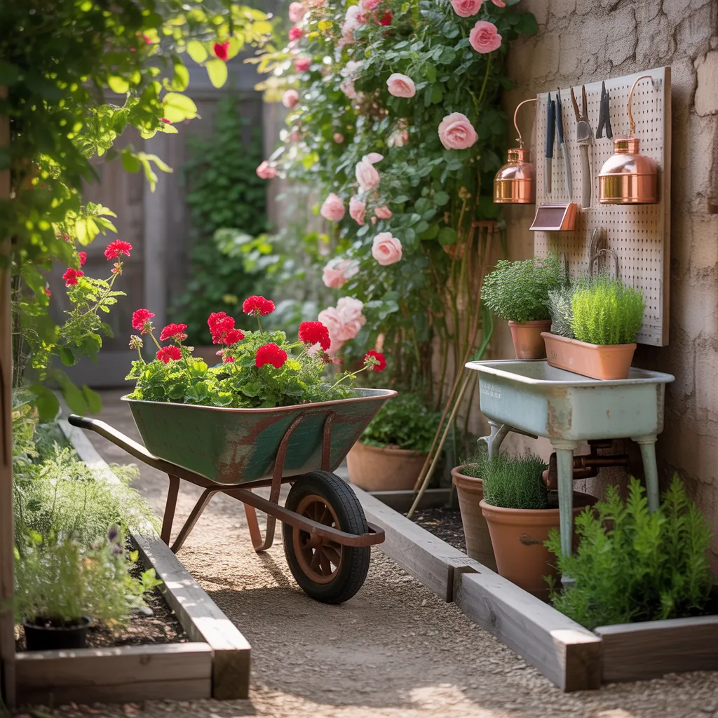 ideas for rustic gardens