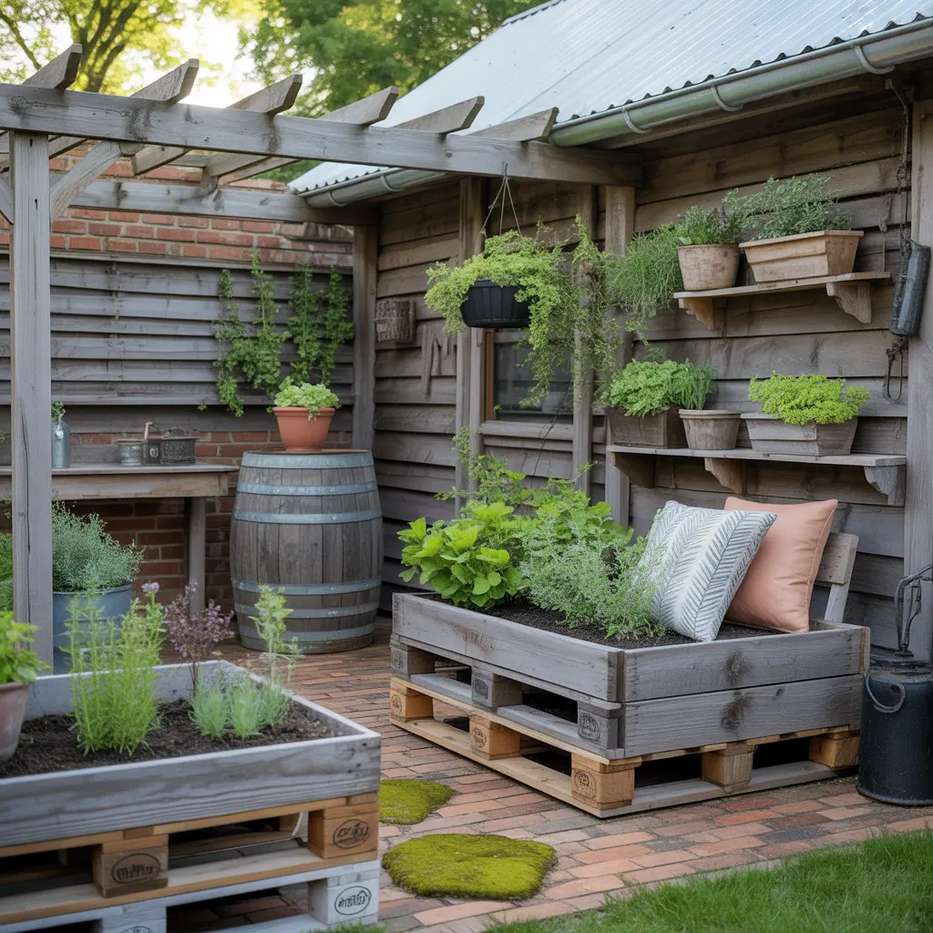 ideas for rustic gardens