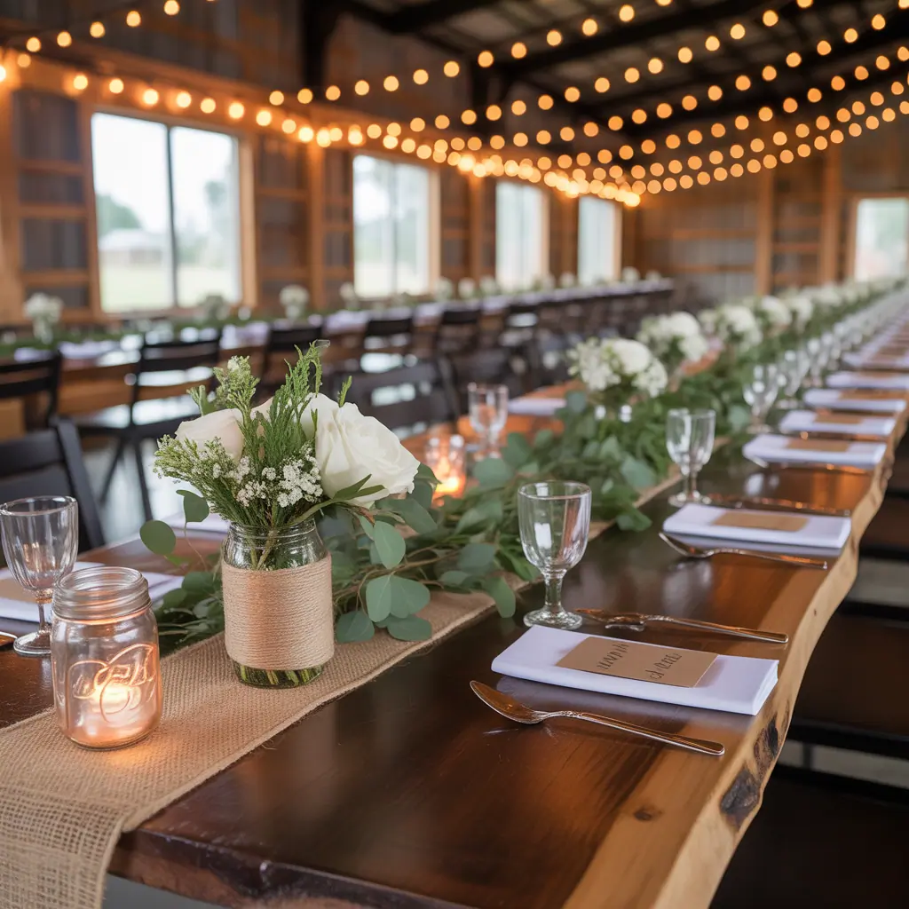 ideas for rustic wedding head table