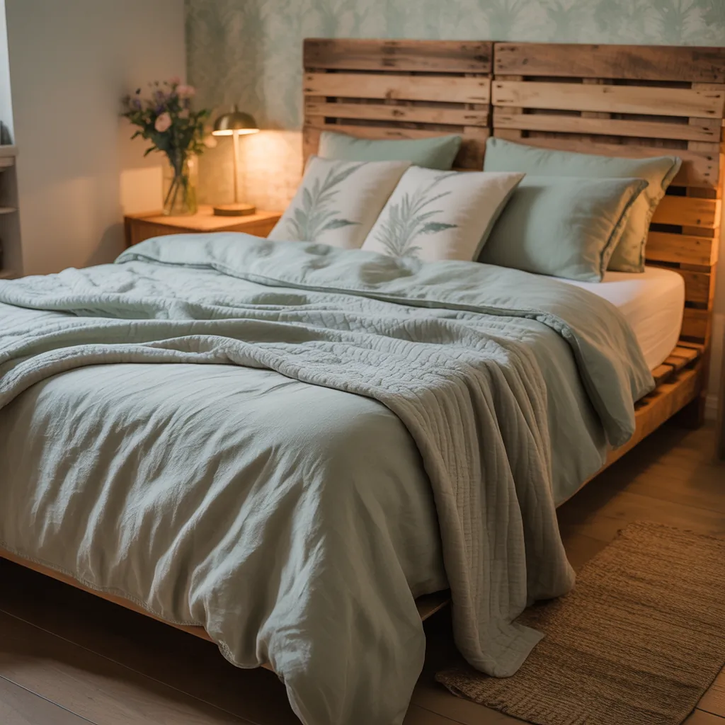 ideas for sage green bedding