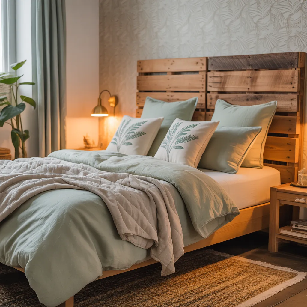 ideas for sage green bedding