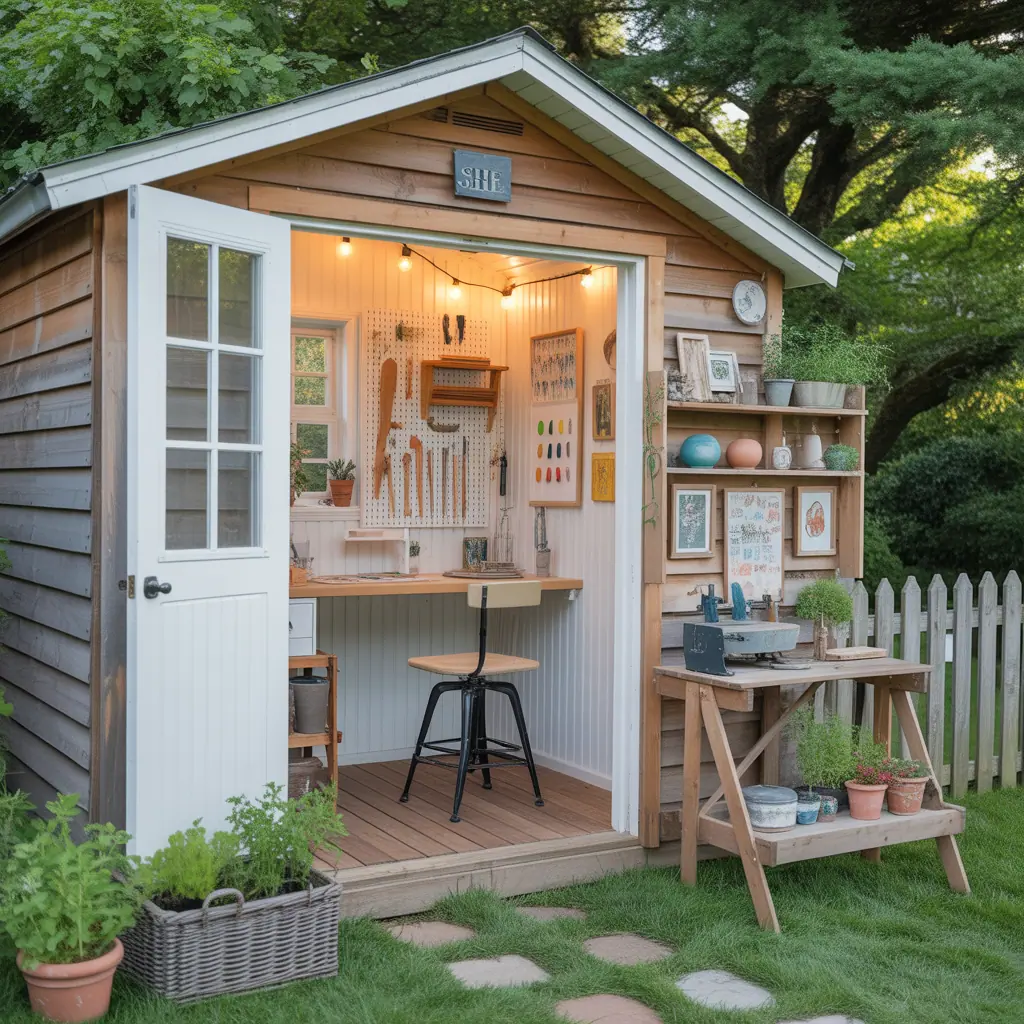 ideas for she shed