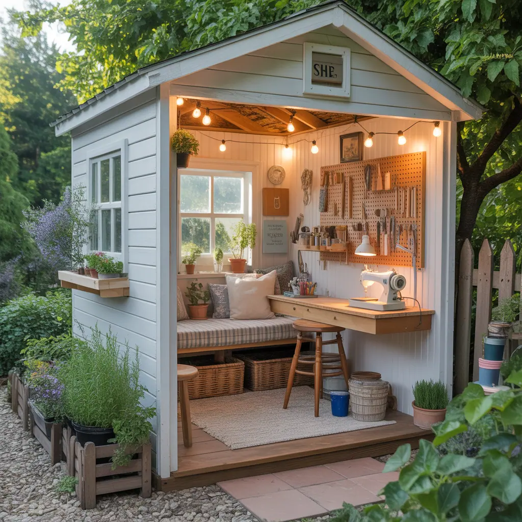 ideas for she shed