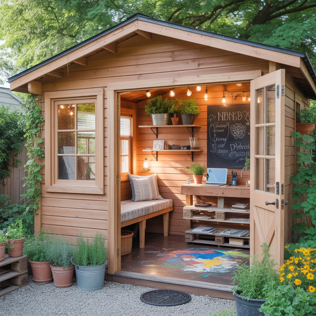 ideas for she shed