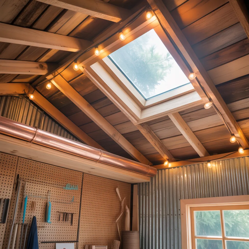 ideas for shed ceilings