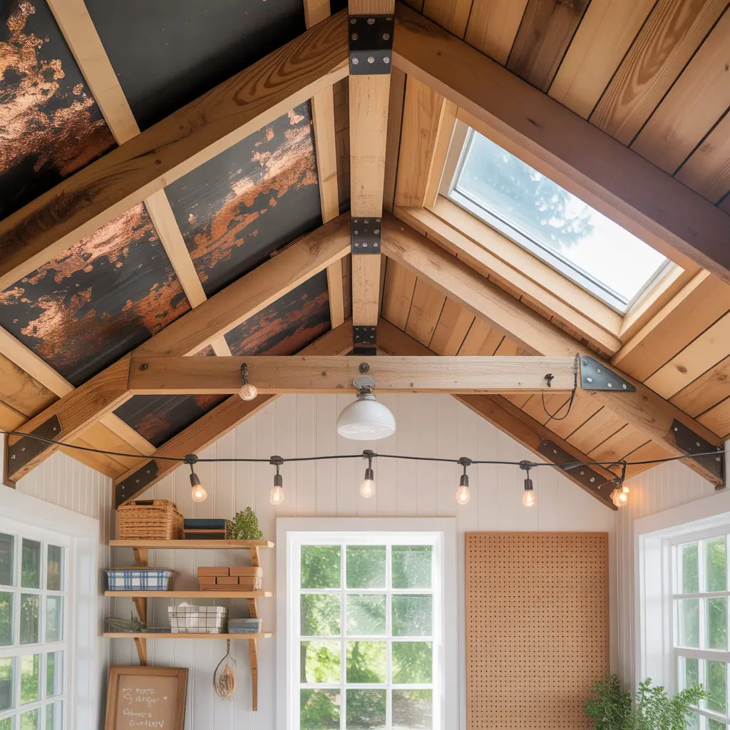 ideas for shed ceilings