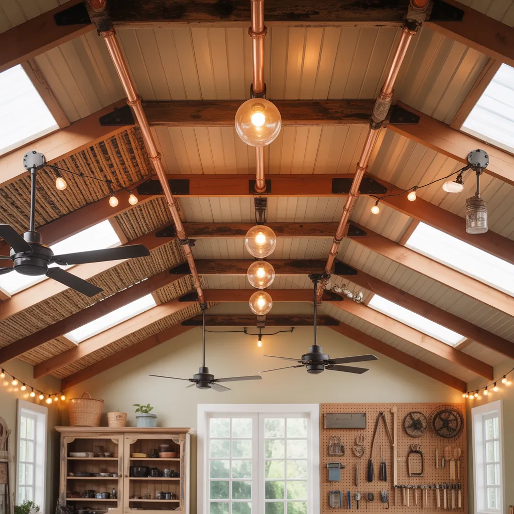 ideas for shed ceilings