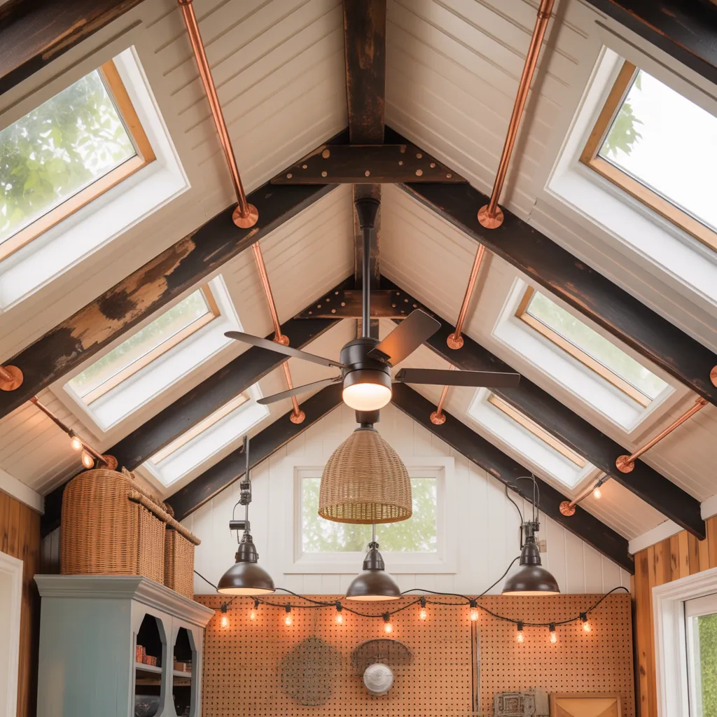 ideas for shed ceilings