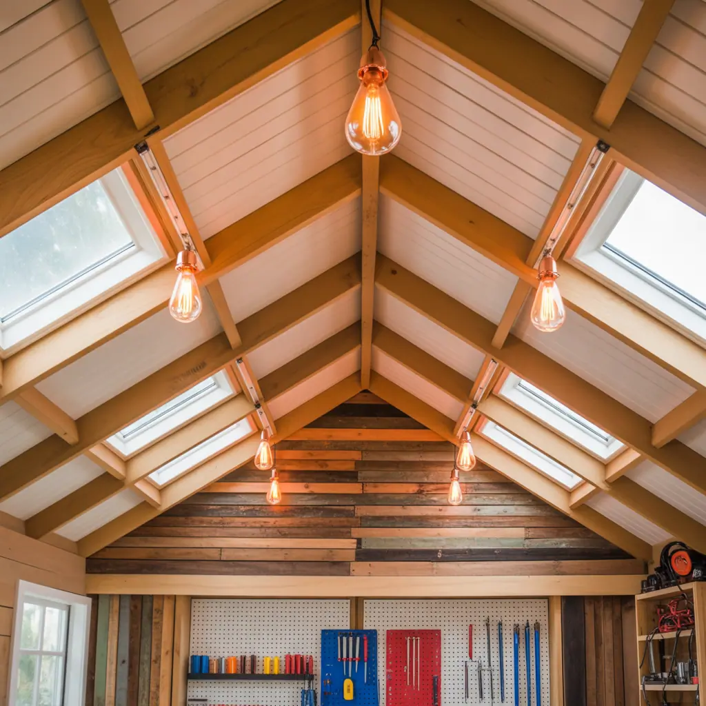 ideas for shed ceilings