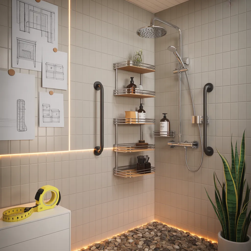 ideas for shower accessories