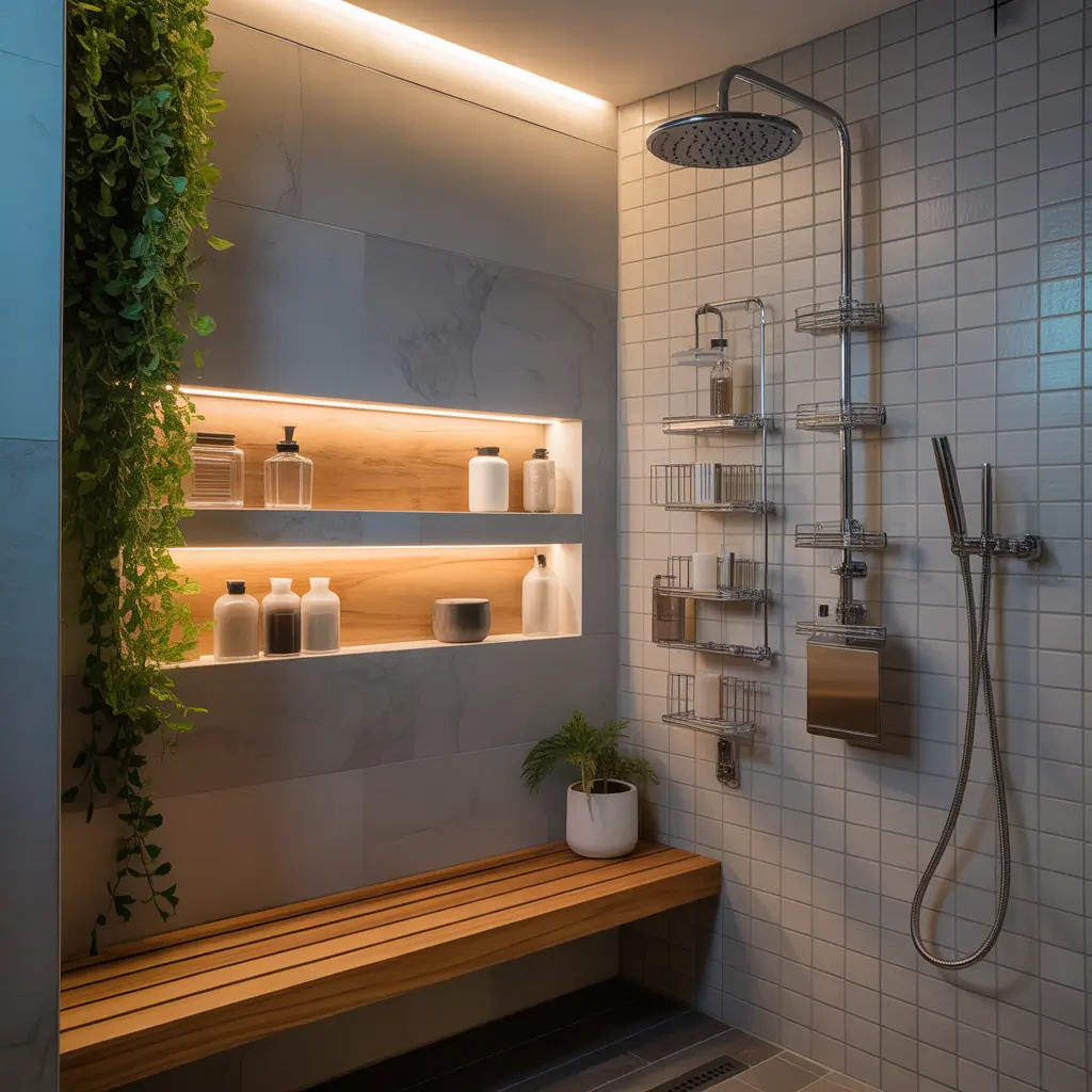 ideas for shower accessories