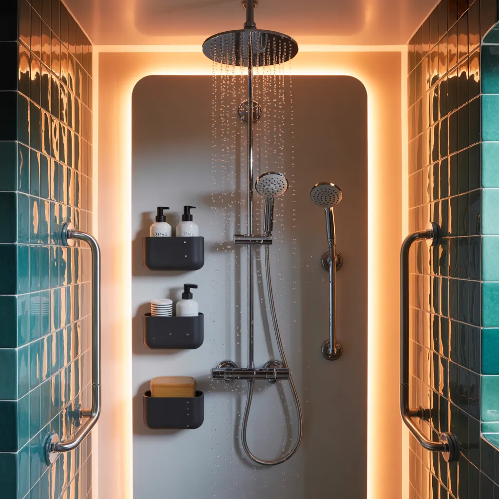 ideas for shower accessories