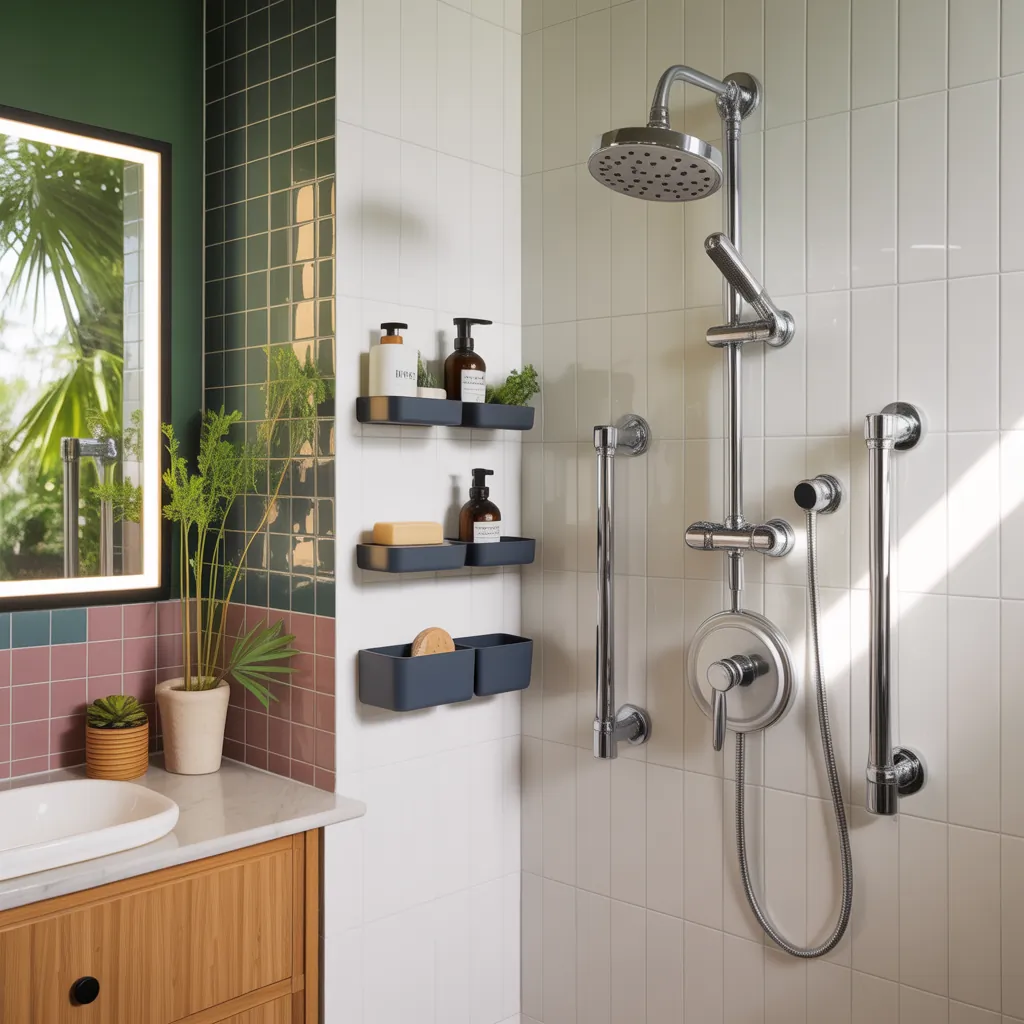 ideas for shower accessories