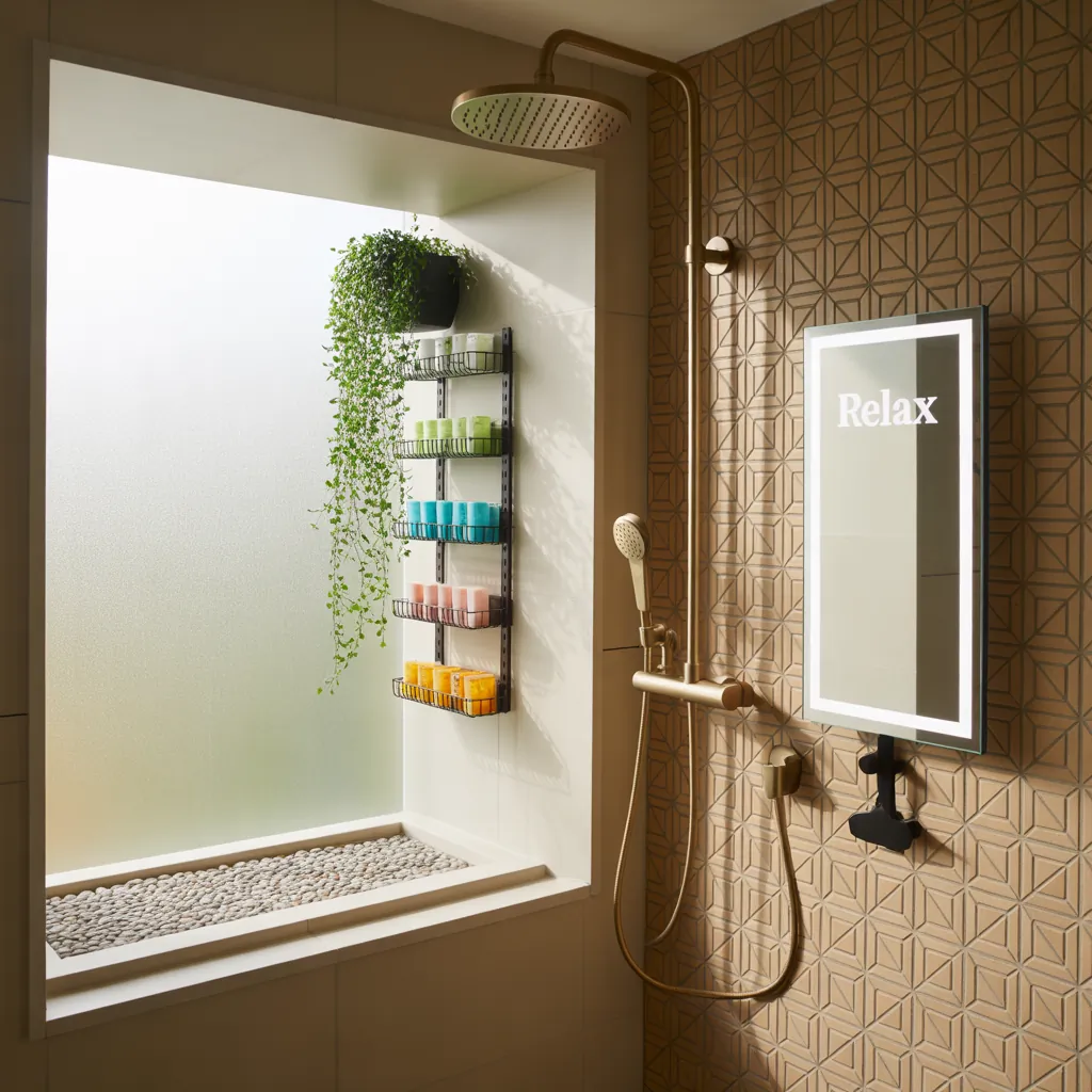 ideas for shower accessories
