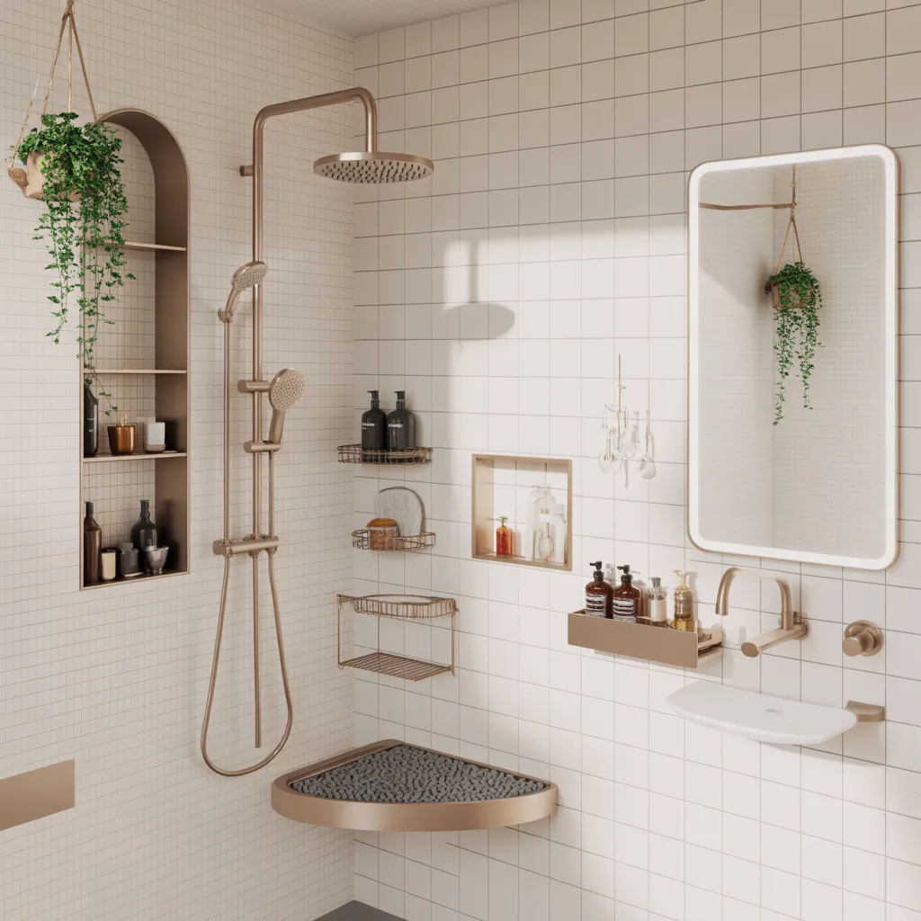 ideas for shower accessories