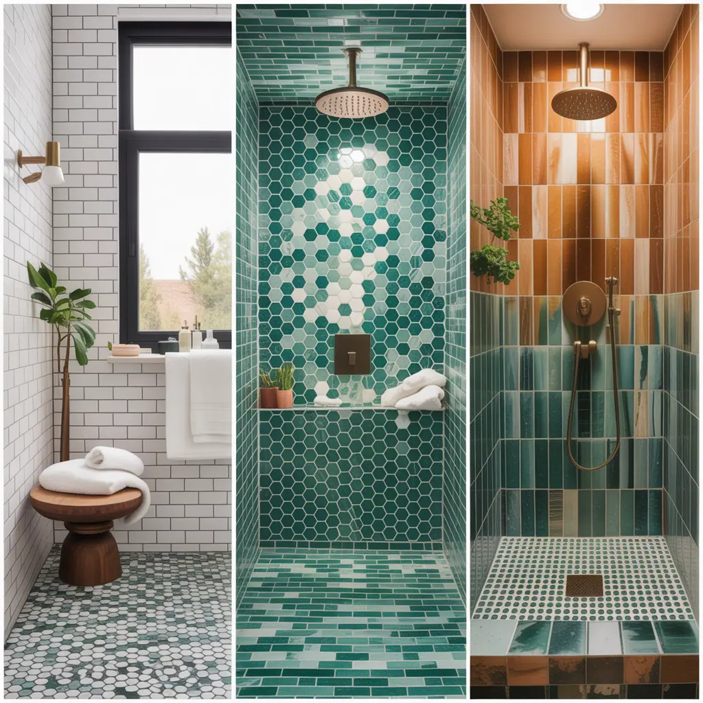 ideas for shower floor tile