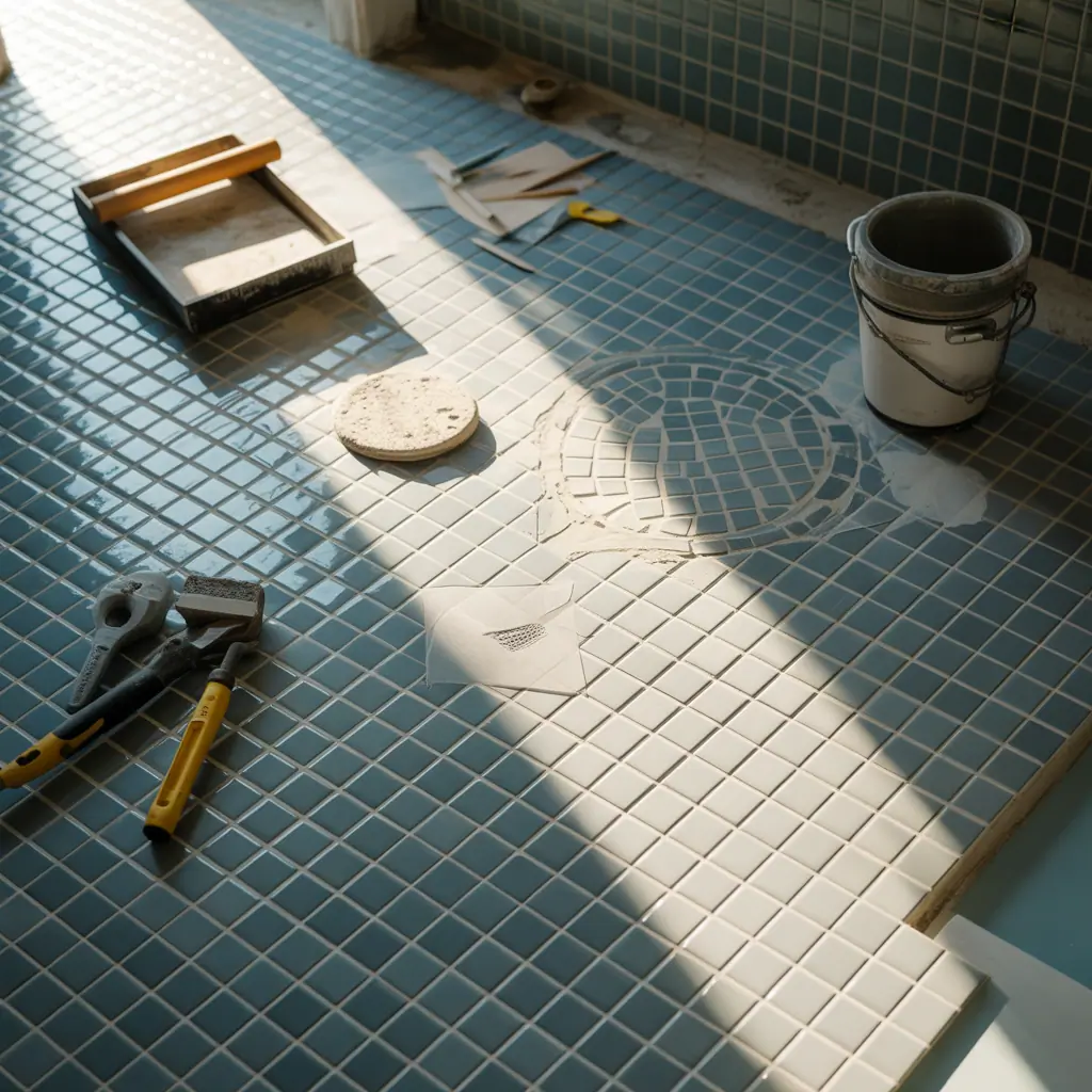 ideas for shower floor tile