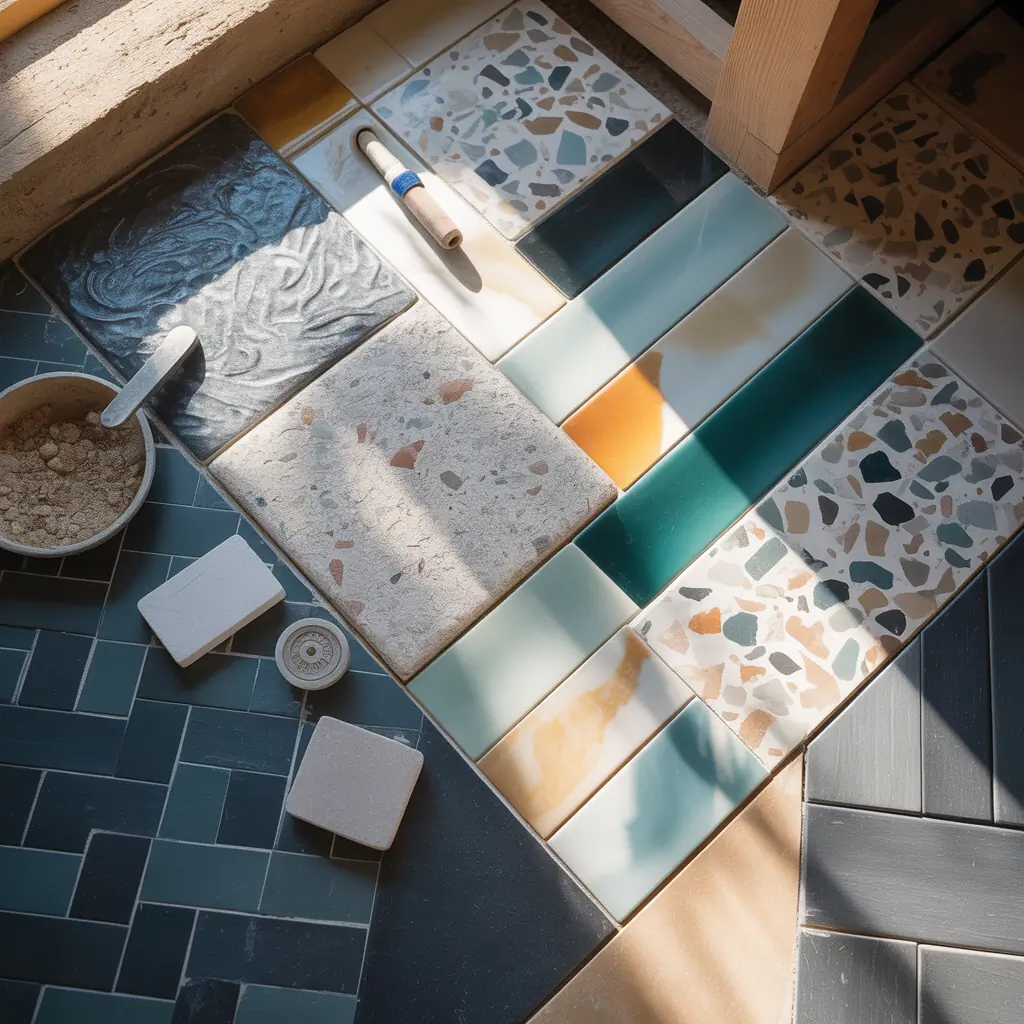 ideas for shower floor tile