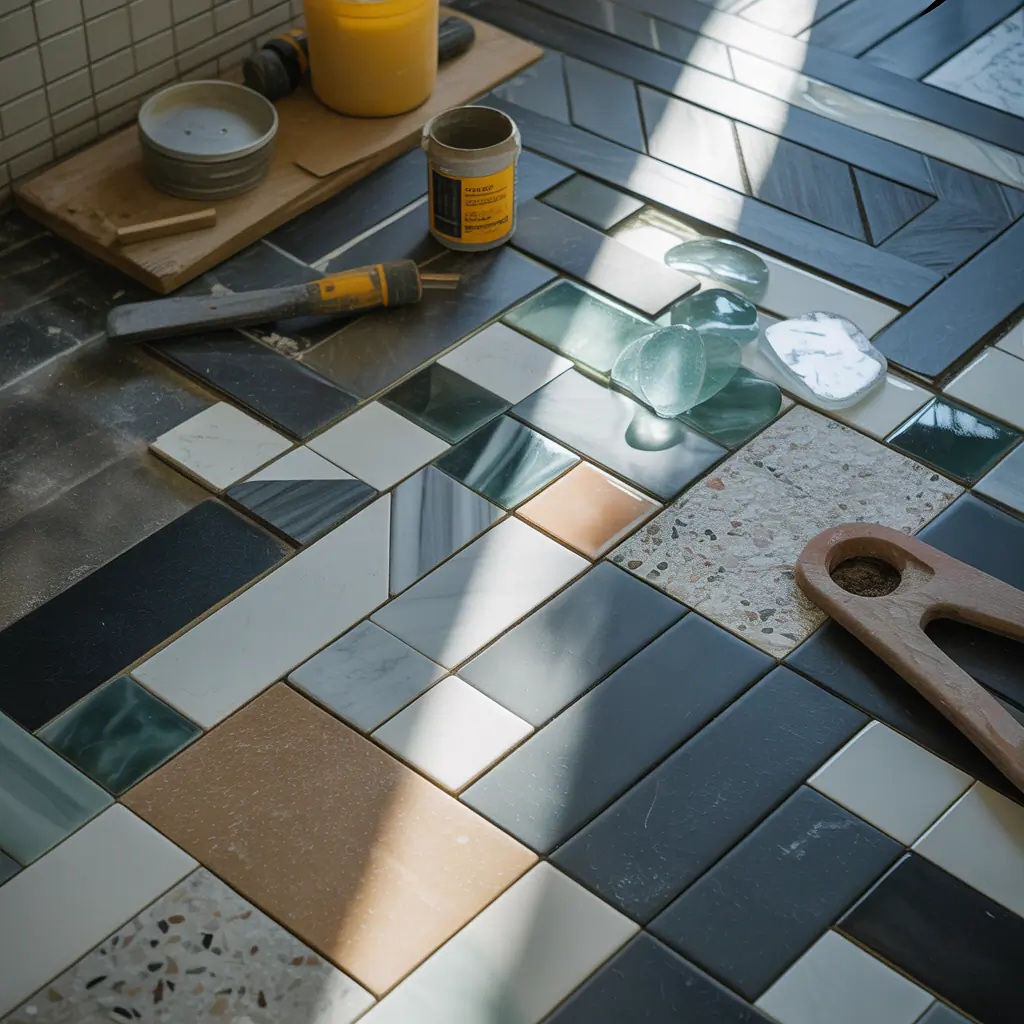 ideas for shower floor tile
