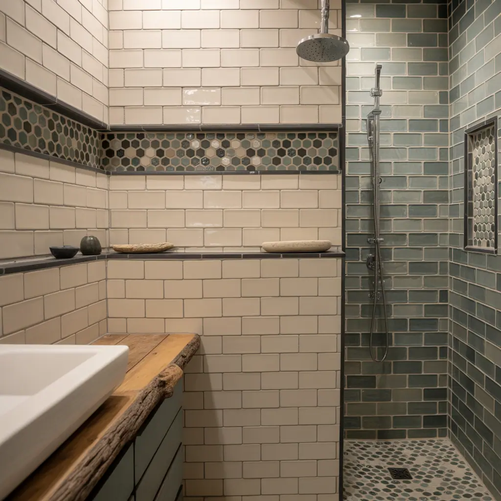 ideas for shower floor tile