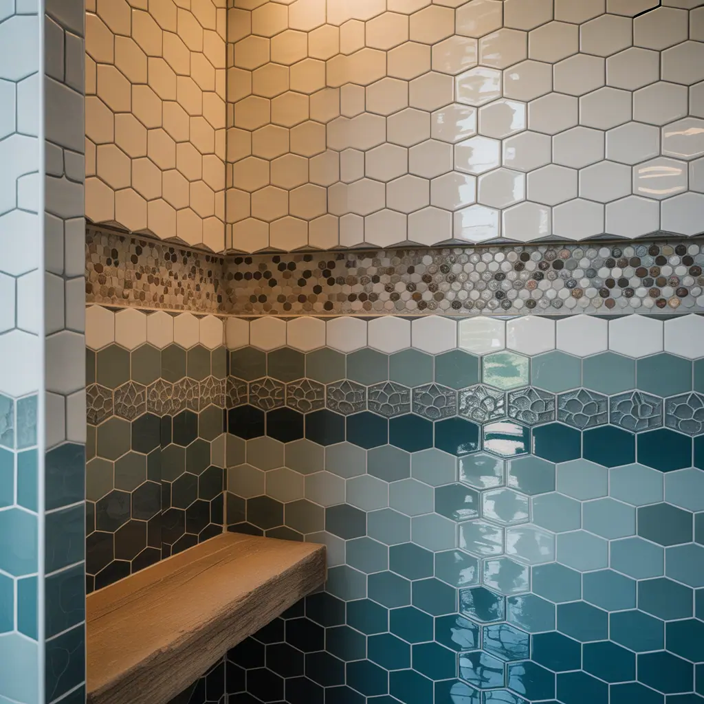 ideas for shower floor tile