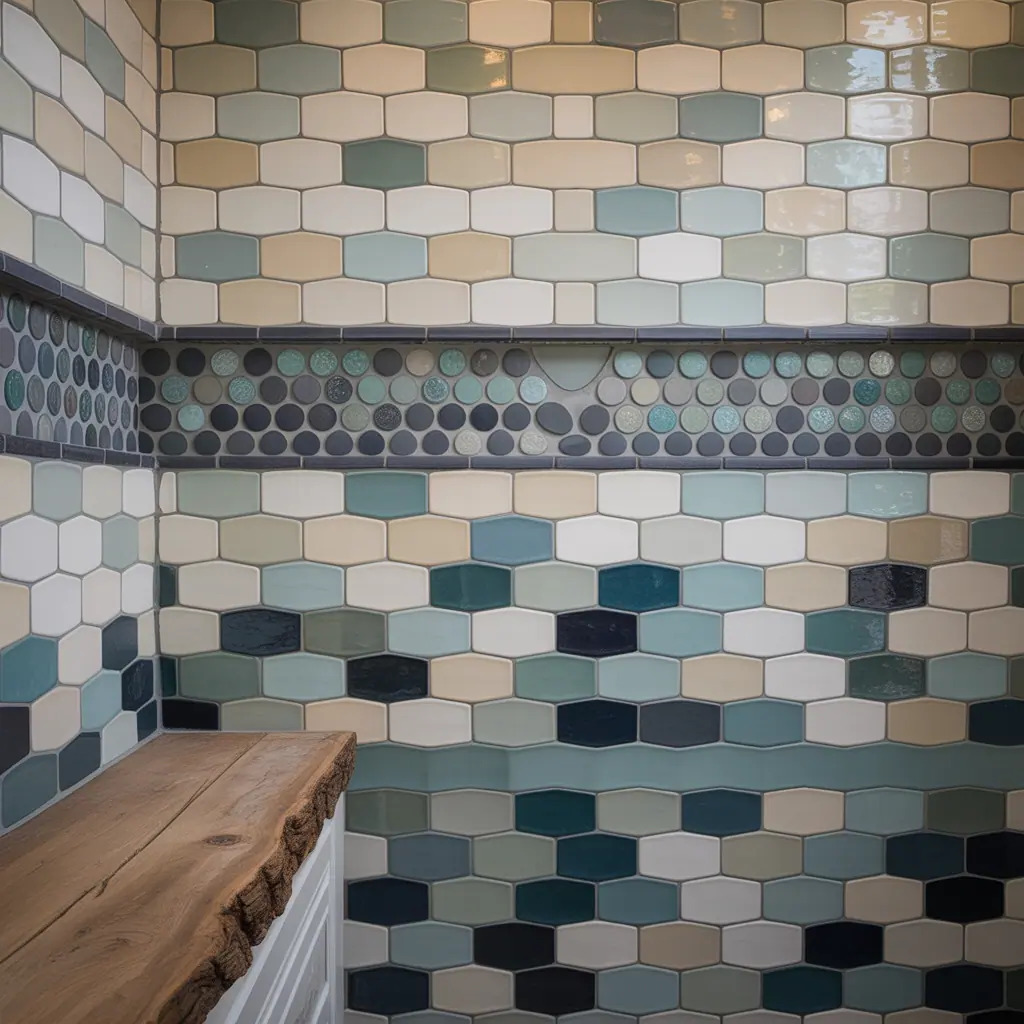 ideas for shower floor tile