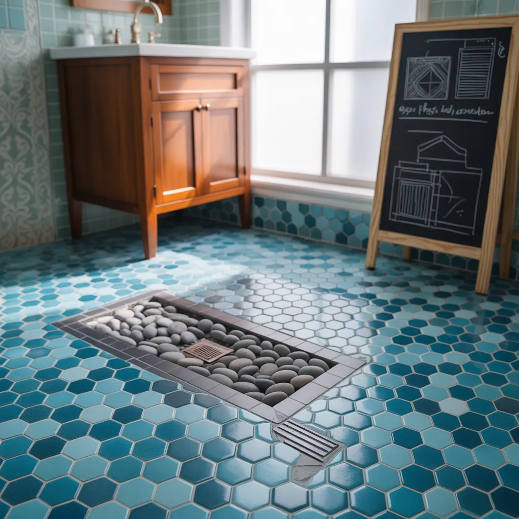 ideas for shower floor tile