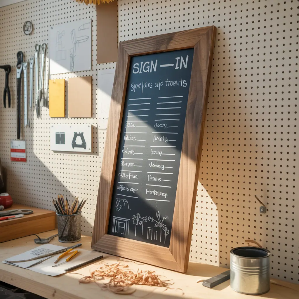 ideas for sign in board