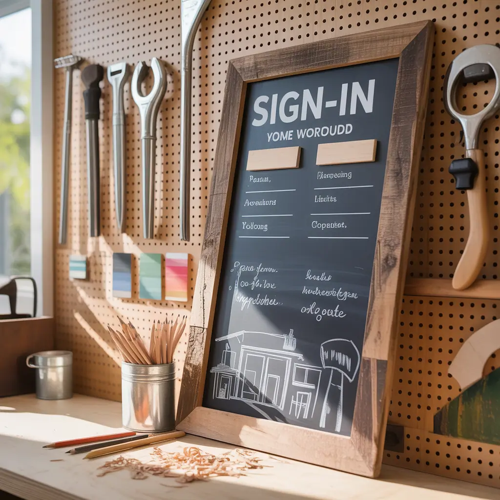 ideas for sign in board