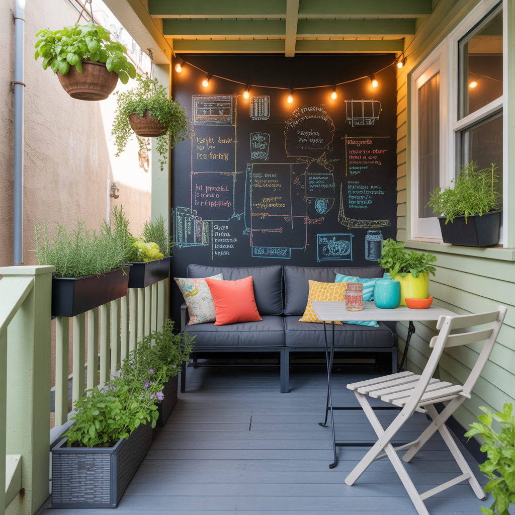 ideas for small back porch