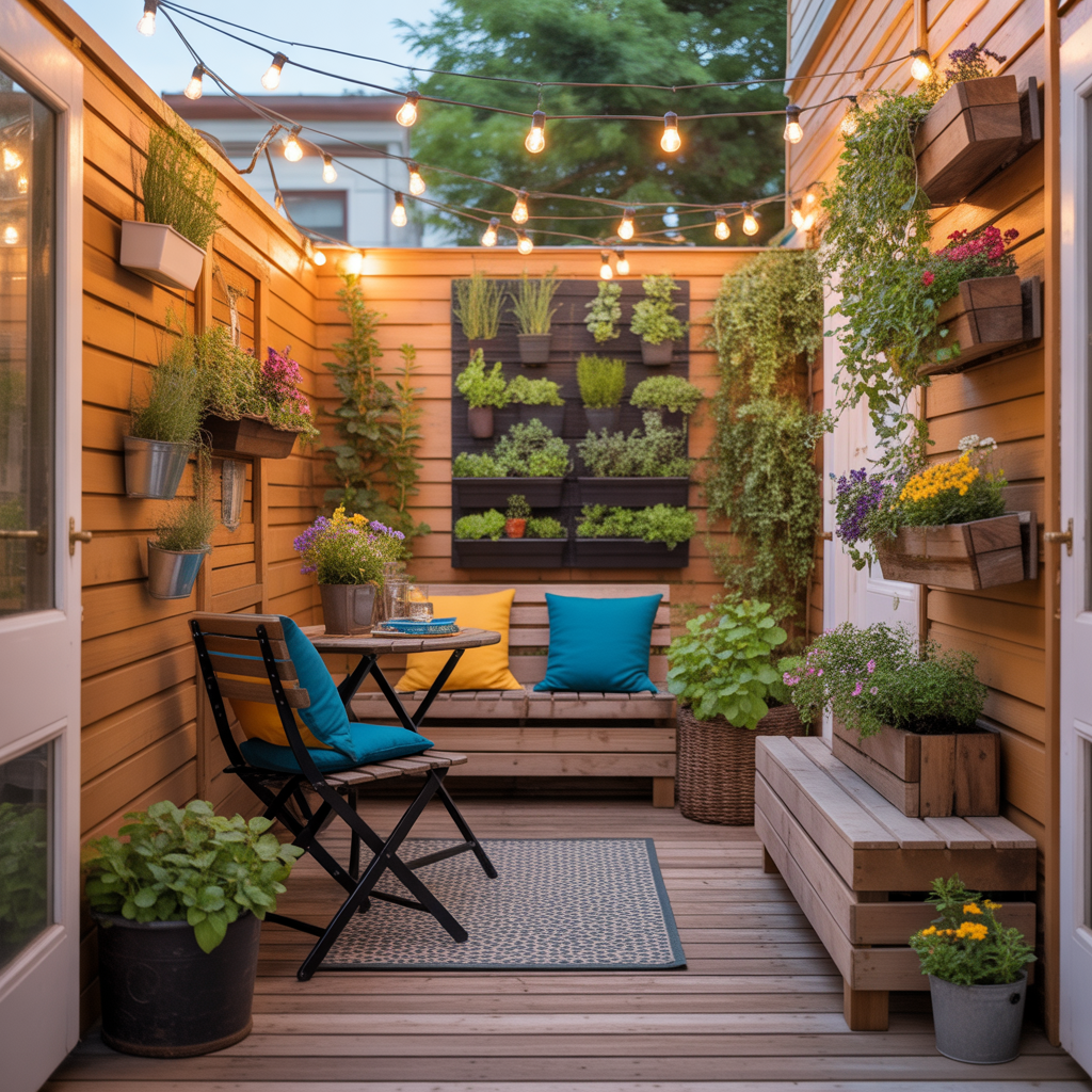 ideas for small back porch