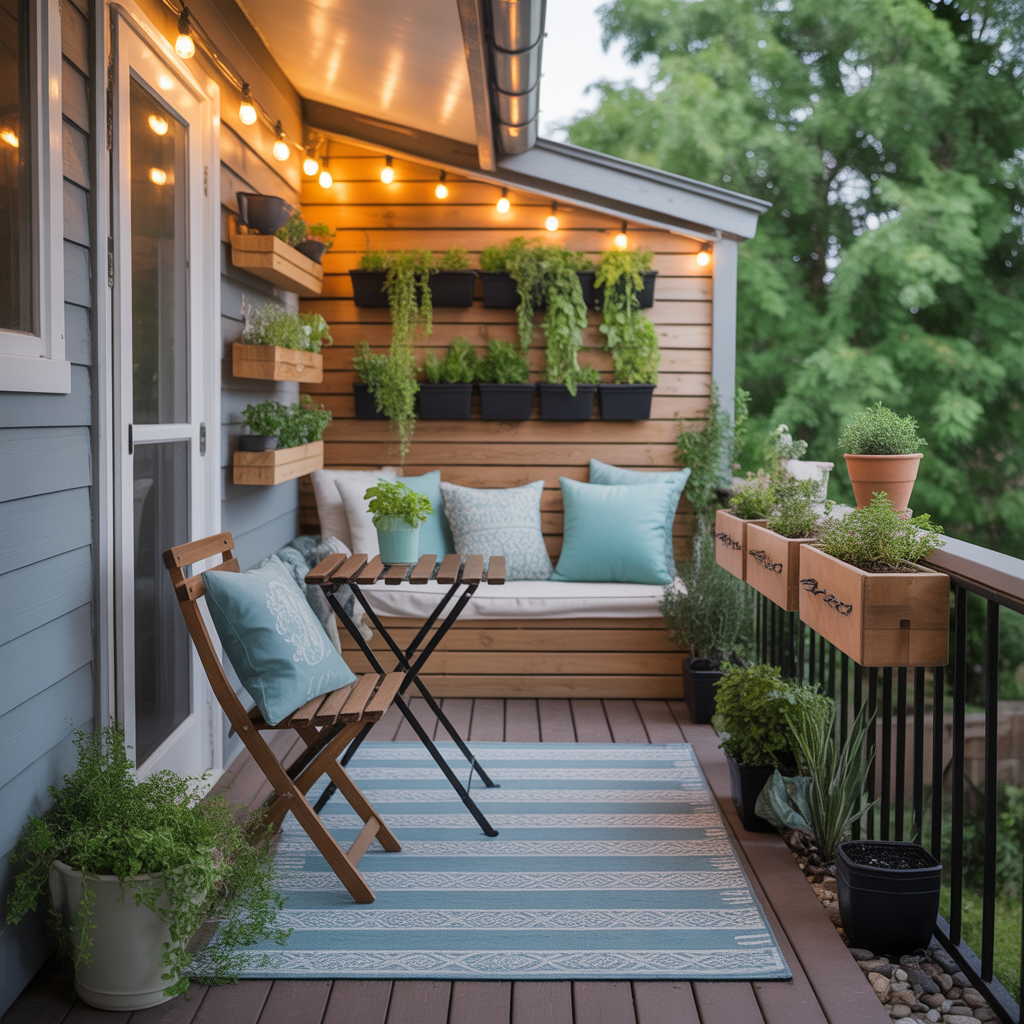 ideas for small back porch
