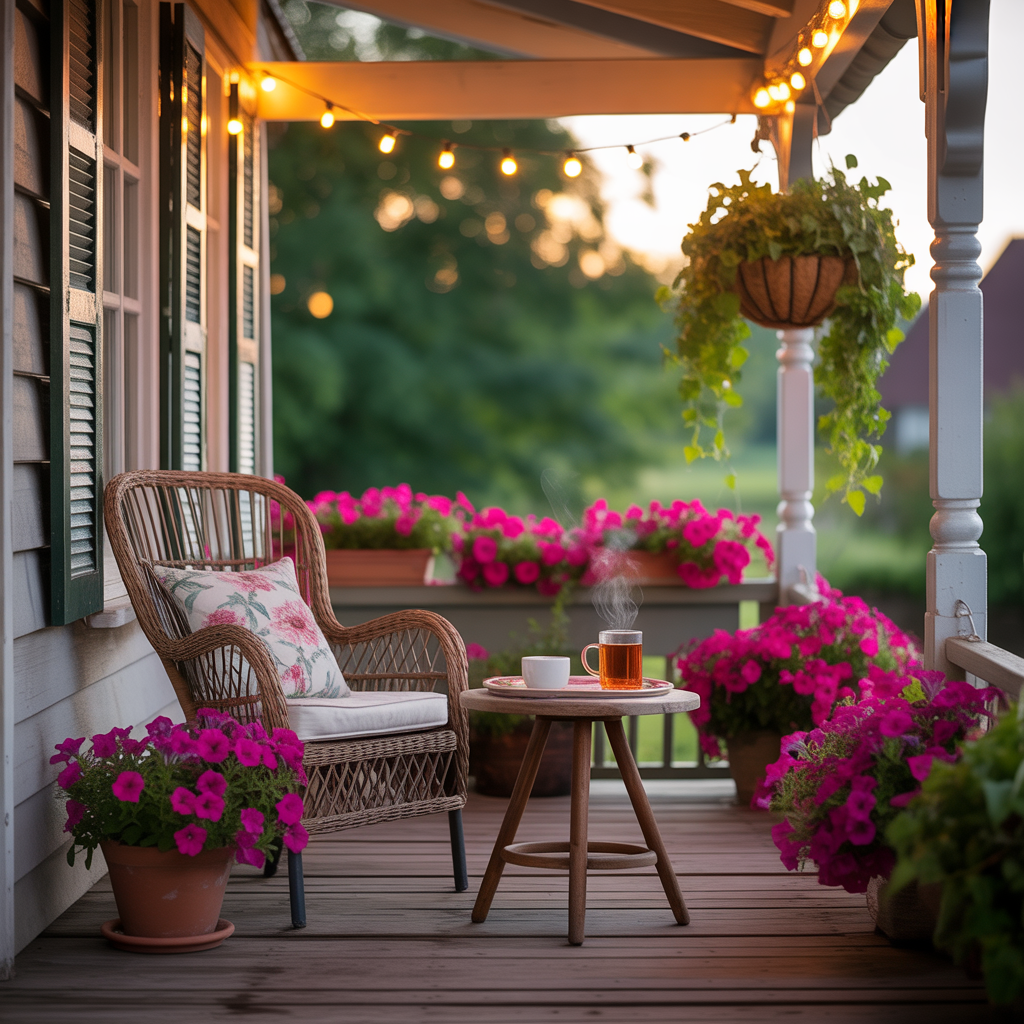 ideas for small back porch