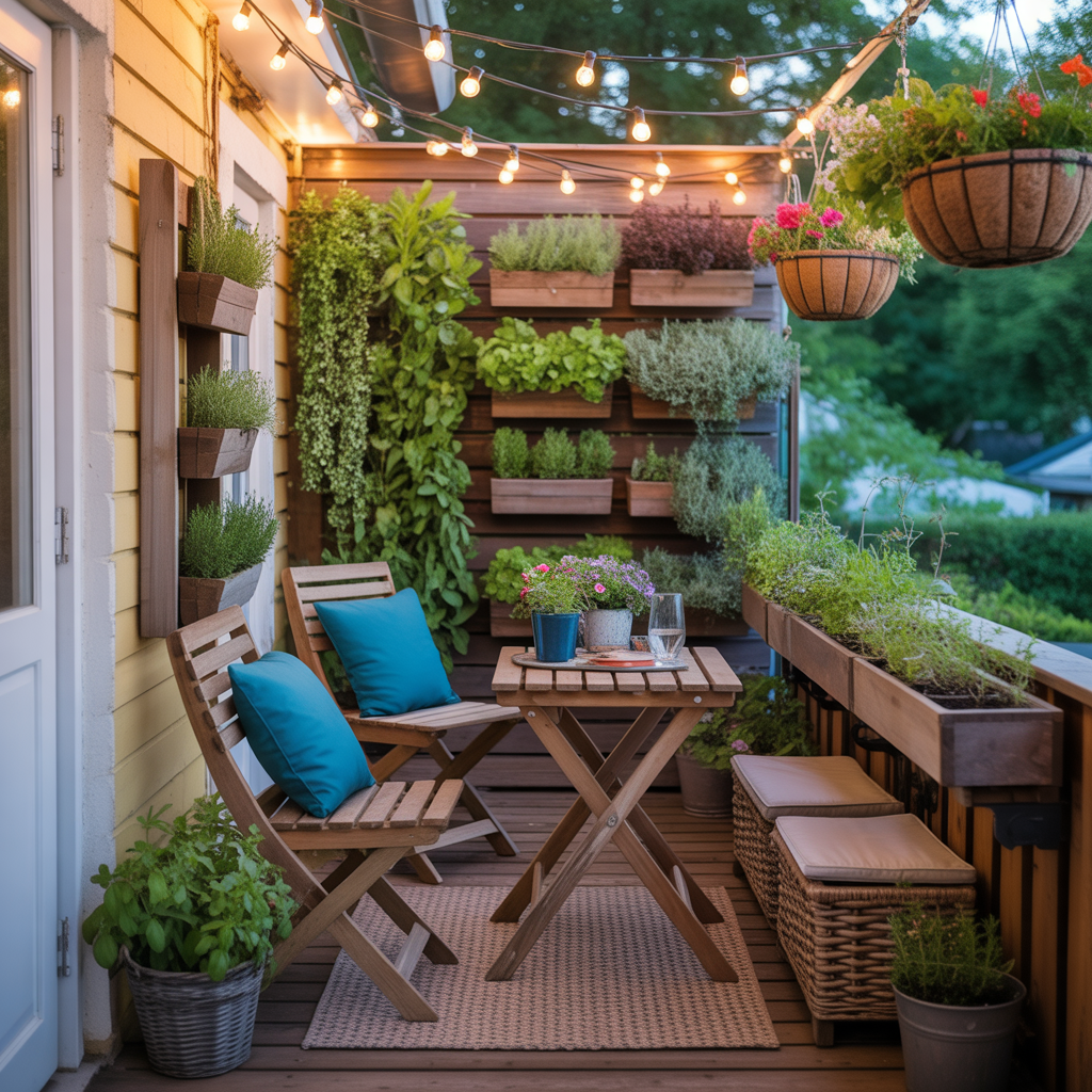 ideas for small back porch