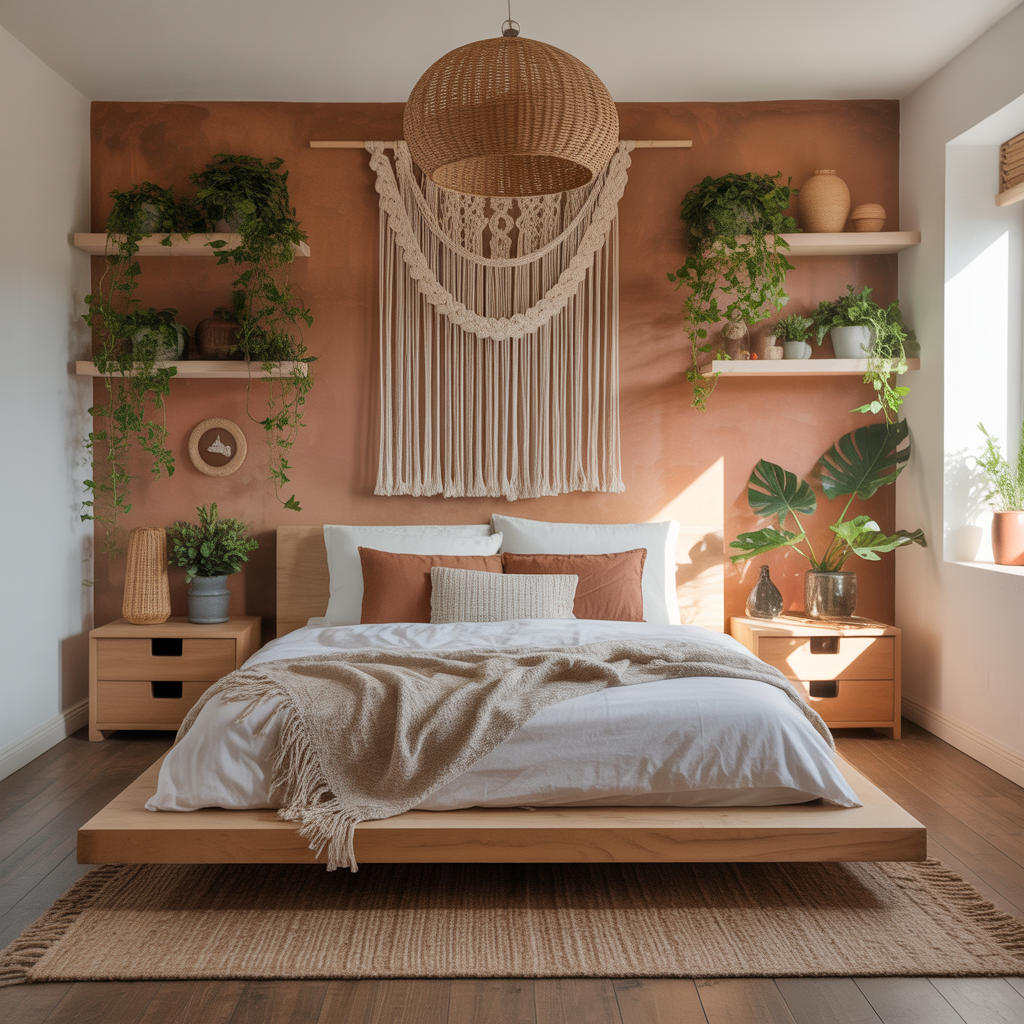 ideas for small boho bedroom