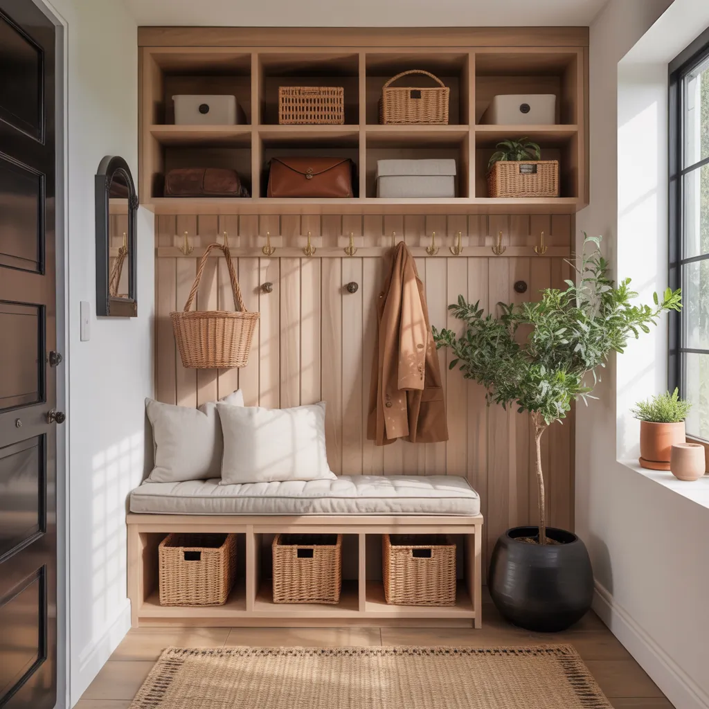 ideas for small entryway storage