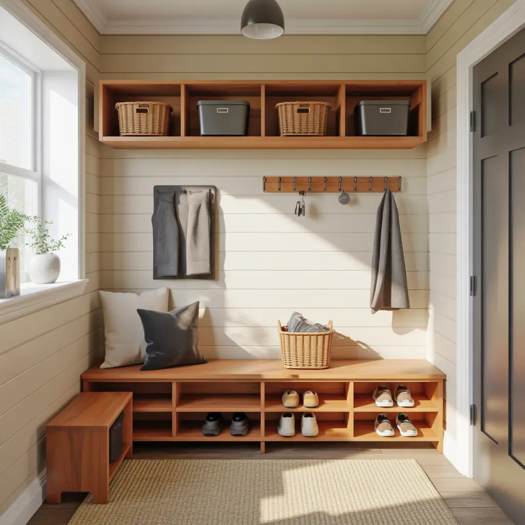 ideas for small entryway storage