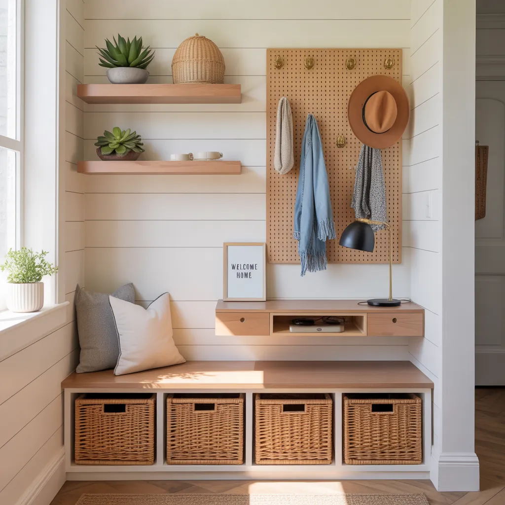 ideas for small entryway storage