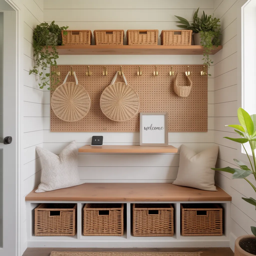 ideas for small entryway storage